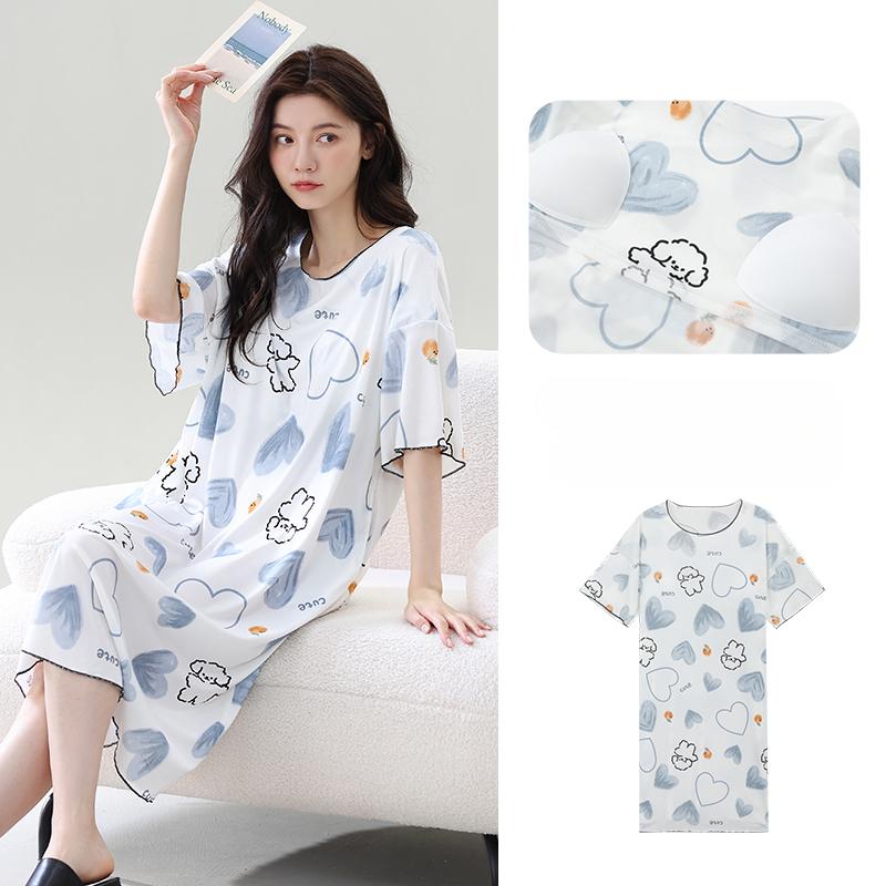 Большие размеры 4XL 5XL Женские милые ночные рубашки с коротким рукавом и подкладками для груди Женские летние ночные рубашки с цветочным принтом Домашняя одежда для девочек Милая ночная рубашка Домашняя одежда 2XL синий
Большие размеры 4XL 5XL Женские милые ночные рубашки с коротким рукавом и подкладками для груди Женские летние ночные рубашки с цветочным принтом Домашняя одежда для девочек Милая ночная рубашка Домашняя одежда 2XL синий