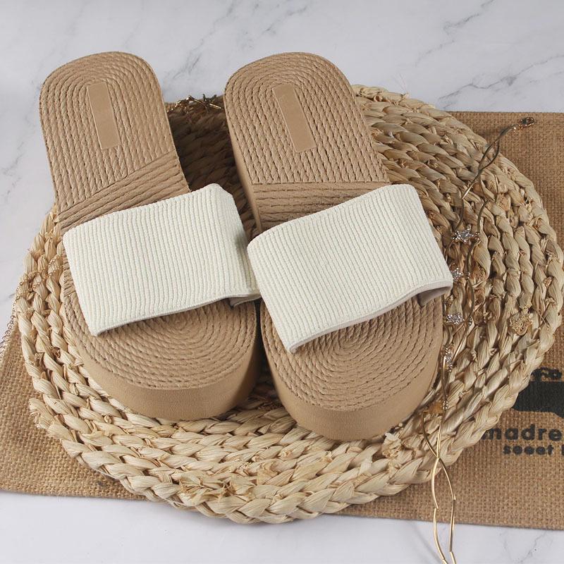 Ethnic Style Women s Wedge Heel Slippers: One-Strap, Thick Sole, Imitation Hemp Rope Design for Outdoor Wear 37 бежевый
Ethnic Style Women s Wedge Heel Slippers: One-Strap, Thick Sole, Imitation Hemp Rope Design for Outdoor Wear 37 бежевый