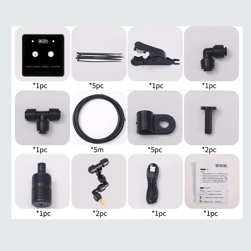 Розпилювач тропічних лісів WiFi Control Автоматичний туман Rainforest Timing Spray System Kit Таймер зрошення Розпилювач рептилій Зволожувач повітря
Розпилювач тропічних лісів WiFi Control Автоматичний туман Rainforest Timing Spray System Kit Таймер зрошення Розпилювач рептилій Зволожувач повітря