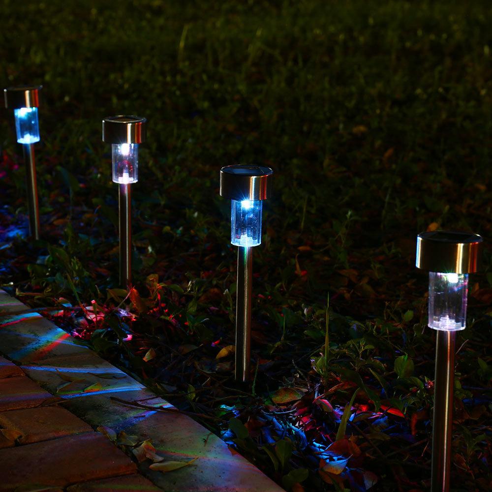 New 4 Pieces Garden Outdoor Stainless Steel LED Lawn Solar Landscape Path Lights Lamp
New 4 Pieces Garden Outdoor Stainless Steel LED Lawn Solar Landscape Path Lights Lamp