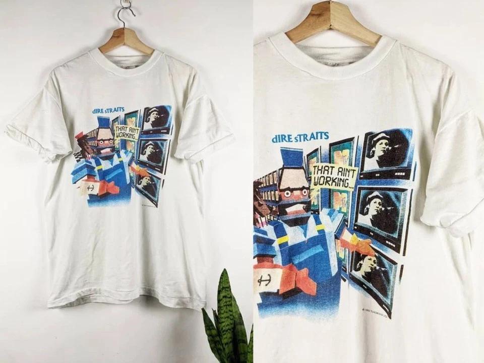 Dire Straits Merch That Ain t Working Shirt White Unisex S-4XL E1451 S
Dire Straits Merch That Ain t Working Shirt White Unisex S-4XL E1451 S
