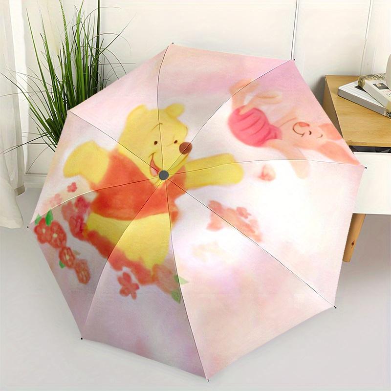 Winnie the Pooh and Piglet Automatic 3-Fold Umbrella Design, Cute Cartoon Pattern, Portable Outdoor Umbrella, Perfect, Holiday Gift for Disn
Winnie the Pooh and Piglet Automatic 3-Fold Umbrella Design, Cute Cartoon Pattern, Portable Outdoor Umbrella, Perfect, Holiday Gift for Disn