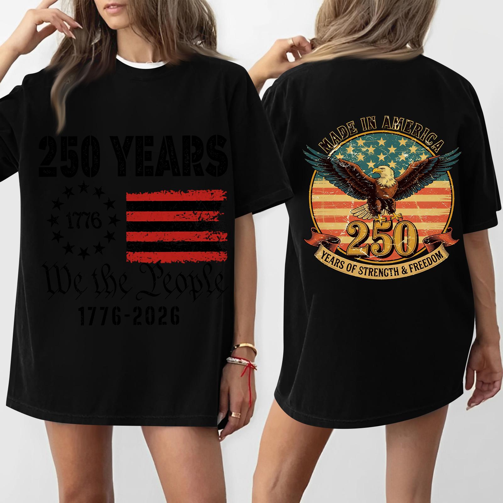 Women s Casual Independence Day 251 Anniversary Printed T-shirt Round Neck Pullover Short Sleeve Top L чёрный
Women s Casual Independence Day 251 Anniversary Printed T-shirt Round Neck Pullover Short Sleeve Top L чёрный