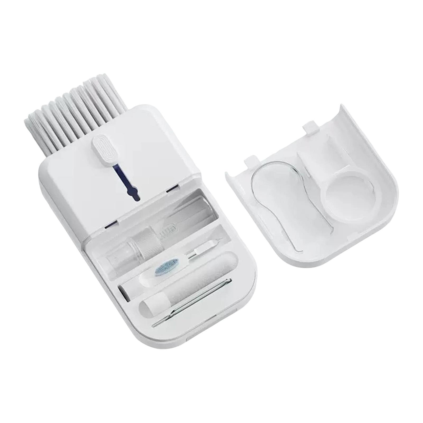 Multi Function Keyboard Cleaning Kit with Brush Keycap Puller Cleaning Pen and Storage Case for Electronics Devices One Size білий
Multi Function Keyboard Cleaning Kit with Brush Keycap Puller Cleaning Pen and Storage Case for Electronics Devices One Size білий