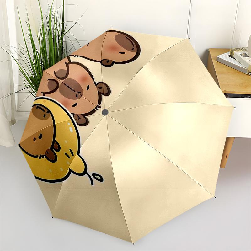 Capybara Themed Travel Umbrella-8 Ribs Automatic Opening and Closing, Portable Folding Design, Compact and Stylish Umbrella Suitable for Out
Capybara Themed Travel Umbrella-8 Ribs Automatic Opening and Closing, Portable Folding Design, Compact and Stylish Umbrella Suitable for Out