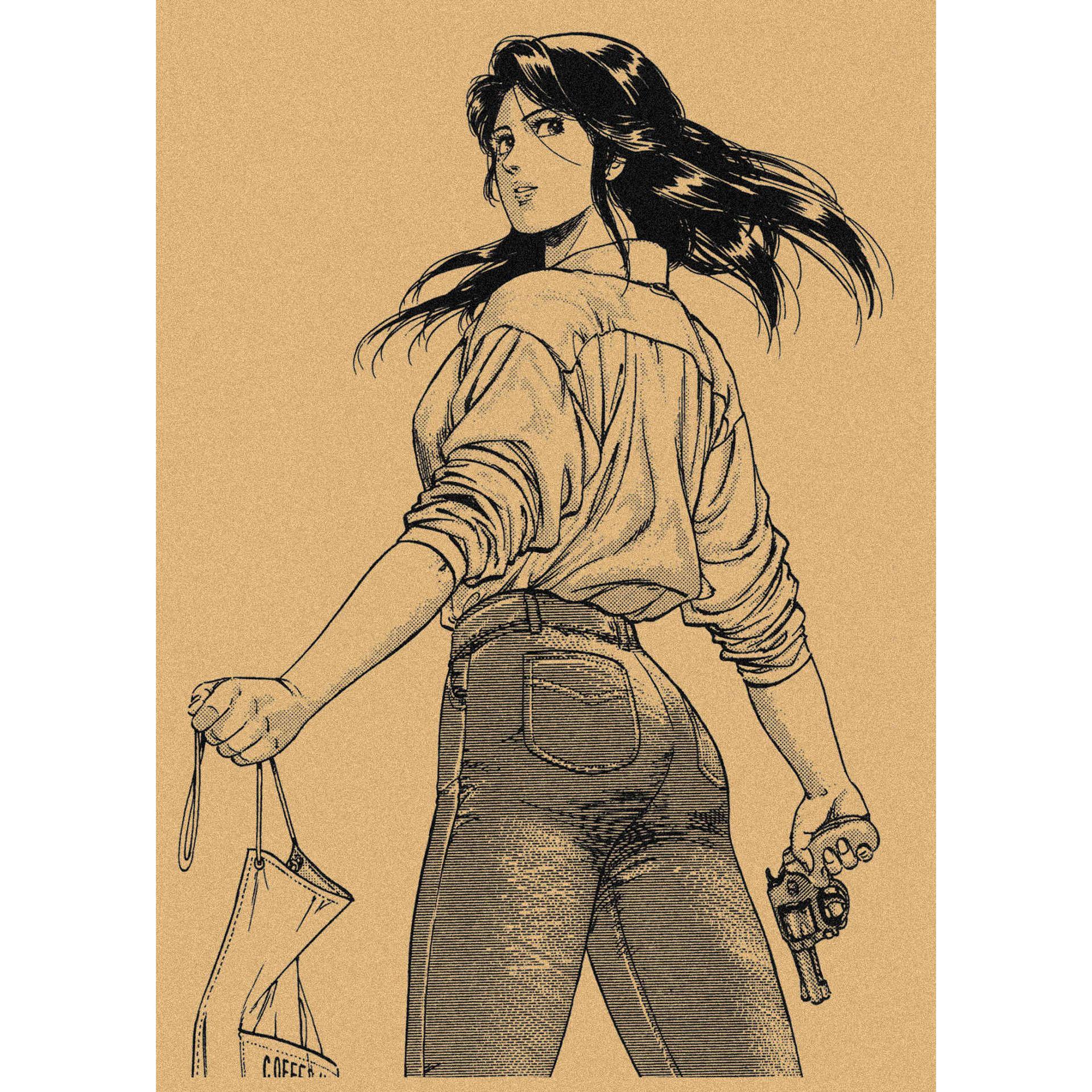 Retro Kraft Paper Poster of Japanese Manga Artist Tsukasa Hojo for Bar and Cafe Wall Decor (Mural 376) 29.7X42cm(A3 size)
Retro Kraft Paper Poster of Japanese Manga Artist Tsukasa Hojo for Bar and Cafe Wall Decor (Mural 376) 29.7X42cm(A3 size)