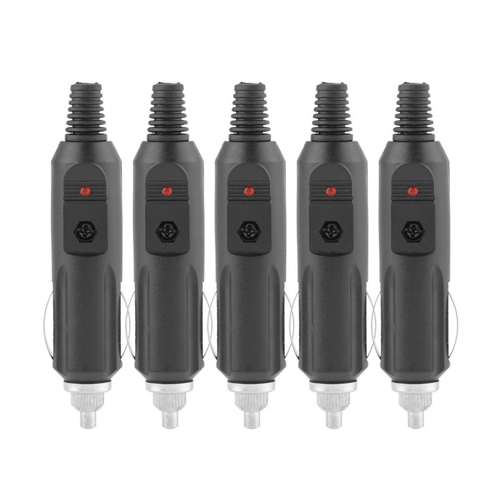 5PCS Waterproof 12V 24V Car Lighter Socket 5A Red LED Car Accessory Plug Male Plug Connector Automotive Application
5PCS Waterproof 12V 24V Car Lighter Socket 5A Red LED Car Accessory Plug Male Plug Connector Automotive Application