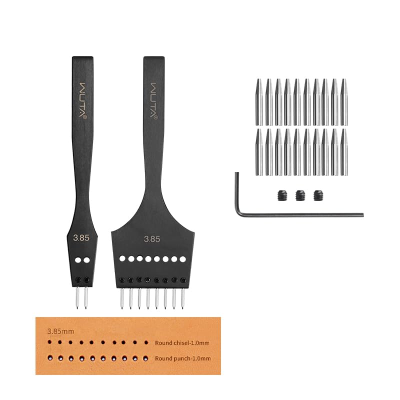WUTA Round 3rd Generation Diamond Leather Craft Detachable Punch DIY Leathercraft Set Punch, Punch, Tool, Accessory, (3.85mm - 2+8)
WUTA Round 3rd Generation Diamond Leather Craft Detachable Punch DIY Leathercraft Set Punch, Punch, Tool, Accessory, (3.85mm - 2+8)