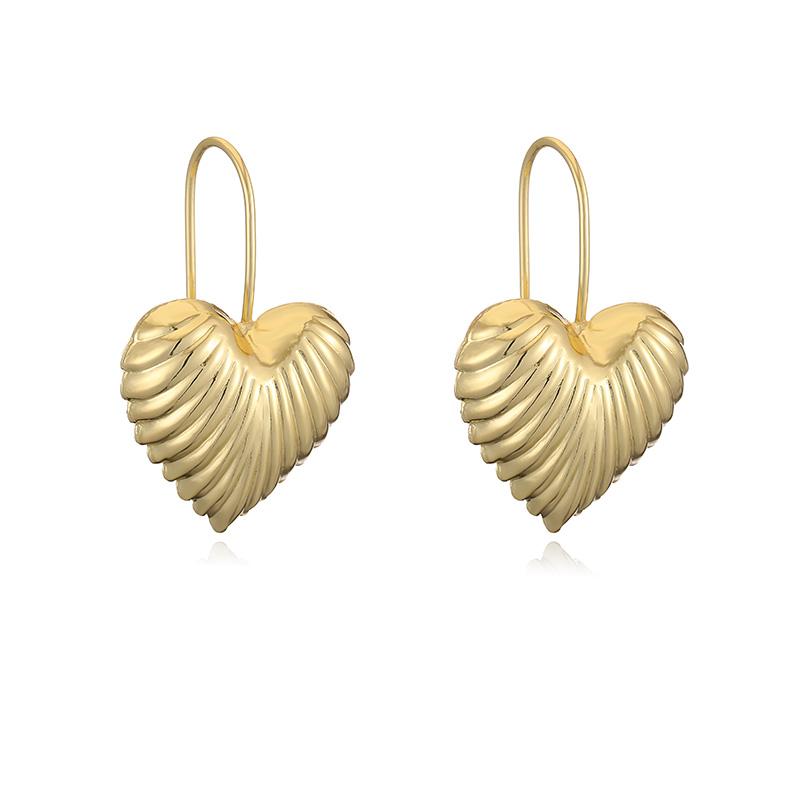 HECHENG,Heart-shaped 18K Golden-plated Shiny Brass Material Women s Earrings Elegant Jewellery Gifts 1 Pair Other
HECHENG,Heart-shaped 18K Golden-plated Shiny Brass Material Women s Earrings Elegant Jewellery Gifts 1 Pair Other