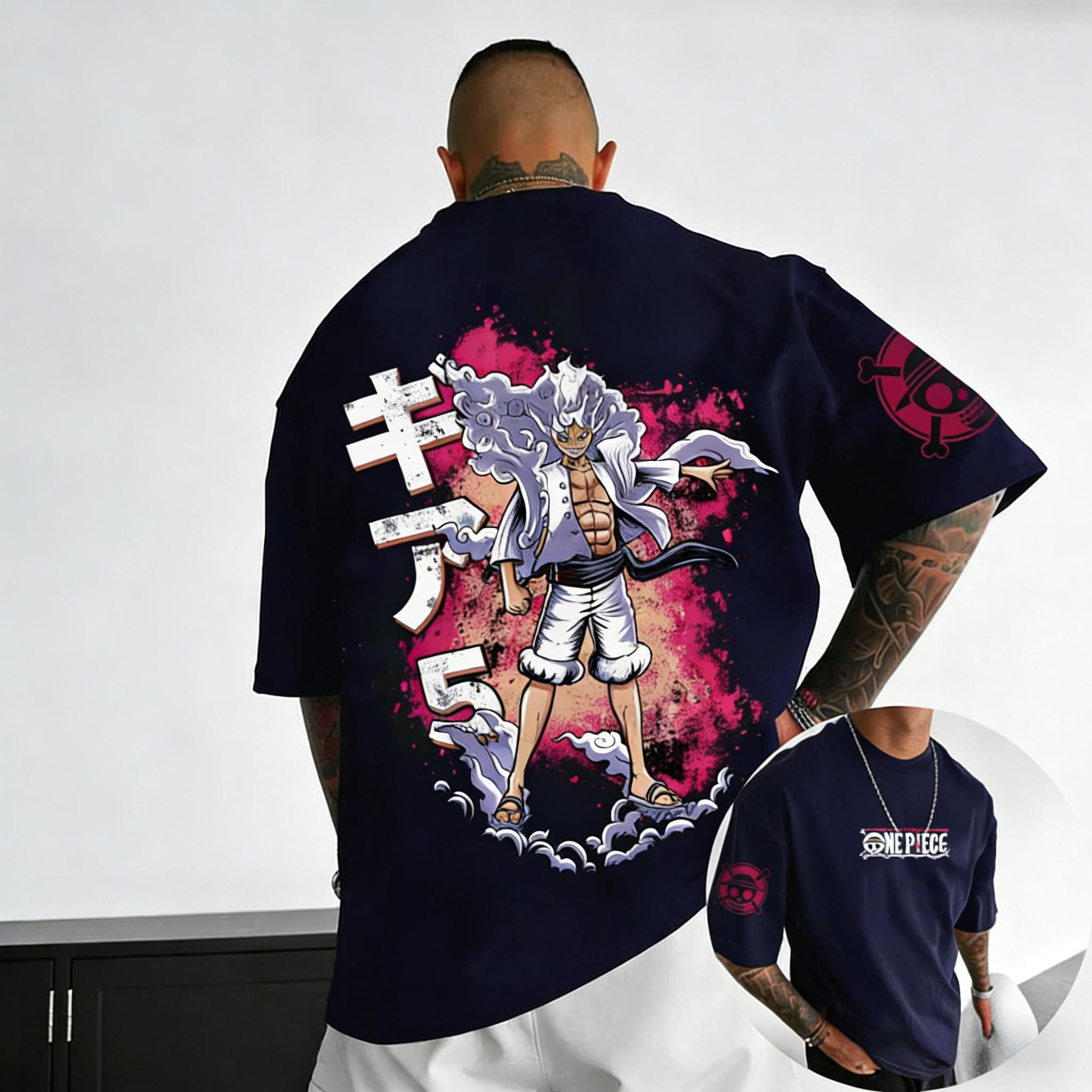 Summer Men s and Women s T-shirt 2026 New Gear 5 Printed Harajuku Loose Casual Parent Child Cotton Top S
Summer Men s and Women s T-shirt 2026 New Gear 5 Printed Harajuku Loose Casual Parent Child Cotton Top S