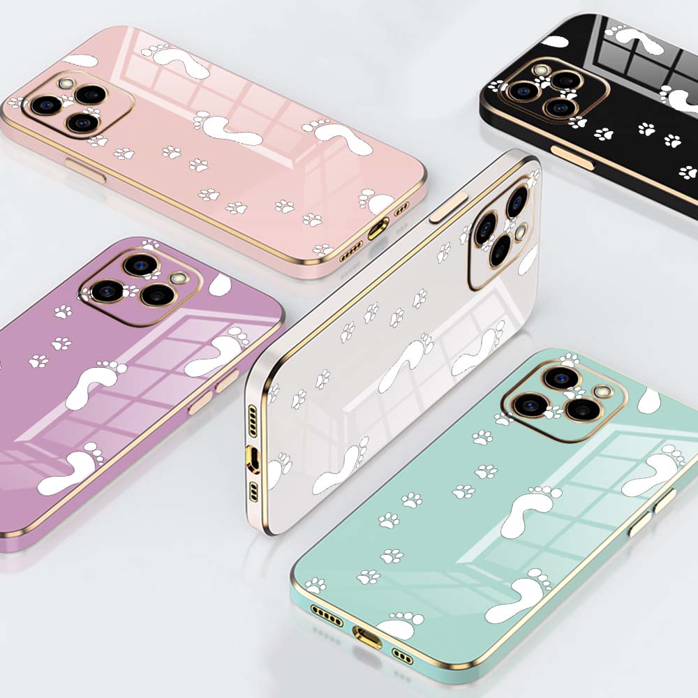 N49 Footprint с золотым покрытием края Мягкий чехол для телефона из ТПУ для Samsung S23 S24 S22 Ultra A14 A34 A54 A22 Huawei P40 Honor 90 Противоударная задняя крышка
N49 Footprint с золотым покрытием края Мягкий чехол для телефона из ТПУ для Samsung S23 S24 S22 Ultra A14 A34 A54 A22 Huawei P40 Honor 90 Противоударная задняя крышка