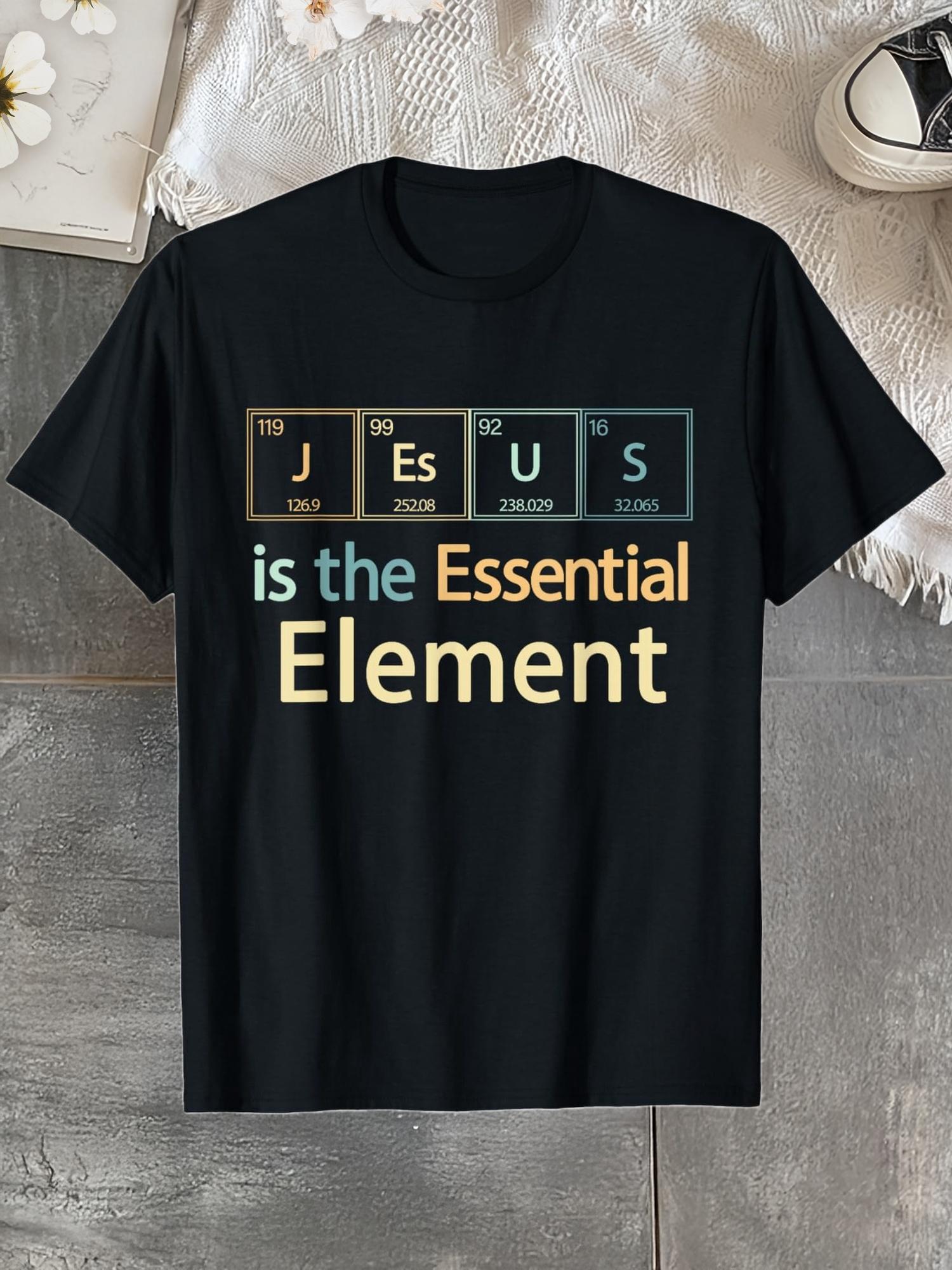 Jesus Essential Element Vintage Believer Faith T-Shirt for Adult, Soft Fabric, Breathable, Comfortable Short Sleeve Tees Perfect for Gift, S-XXXL 5XL різнокольоровий
Jesus Essential Element Vintage Believer Faith T-Shirt for Adult, Soft Fabric, Breathable, Comfortable Short Sleeve Tees Perfect for Gift, S-XXXL 5XL різнокольоровий