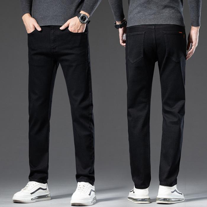 Autumn and winter velvet thickened men s jeans trendy youth loose elastic slim straight long pants 28
Autumn and winter velvet thickened men s jeans trendy youth loose elastic slim straight long pants 28