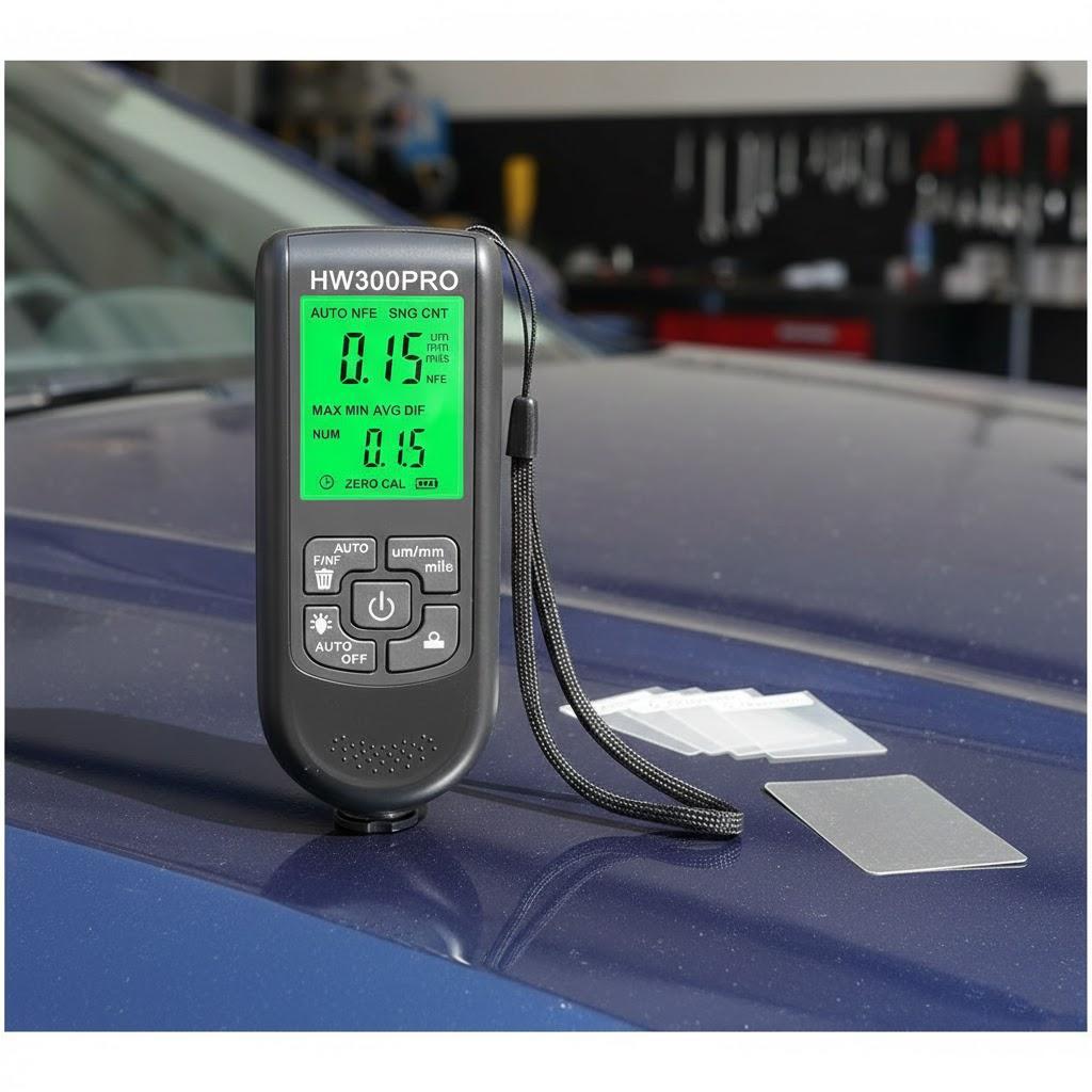 Car Paint Thickness Gauge 0-2000UM Non Destructive Coating Meter Automotive Tools with Manual Fe NFe Measurement чорний
Car Paint Thickness Gauge 0-2000UM Non Destructive Coating Meter Automotive Tools with Manual Fe NFe Measurement чорний