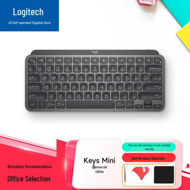 Logitech MX Keys Mini Wireless Bluetooth Keyboard
Logitech MX Keys Mini Wireless Bluetooth Keyboard