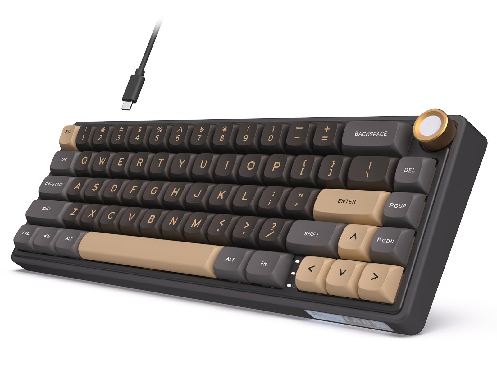 RK ROYAL KLUDGE R65 Wired Gaming Keyboard Japanese Swappable Equipped with Volume Mount ABS Switch RGB Compact Black Layout/Hot Knob/66 Keys/Gasket чорний
RK ROYAL KLUDGE R65 Wired Gaming Keyboard Japanese Swappable Equipped with Volume Mount ABS Switch RGB Compact Black Layout/Hot Knob/66 Keys/Gasket чорний