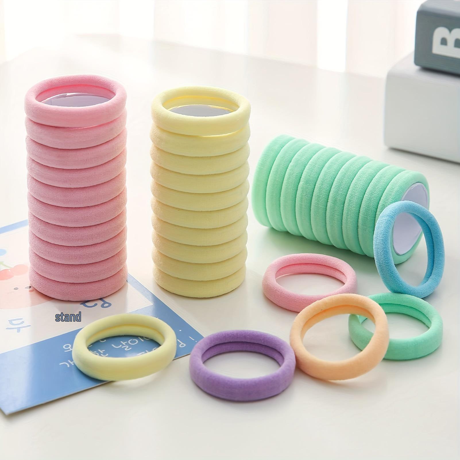 Korean Style Seamless Colorful Hair Bands (100 pcs) - High Elastic, Non-Damaging Towel Rings for Hair
Korean Style Seamless Colorful Hair Bands (100 pcs) - High Elastic, Non-Damaging Towel Rings for Hair