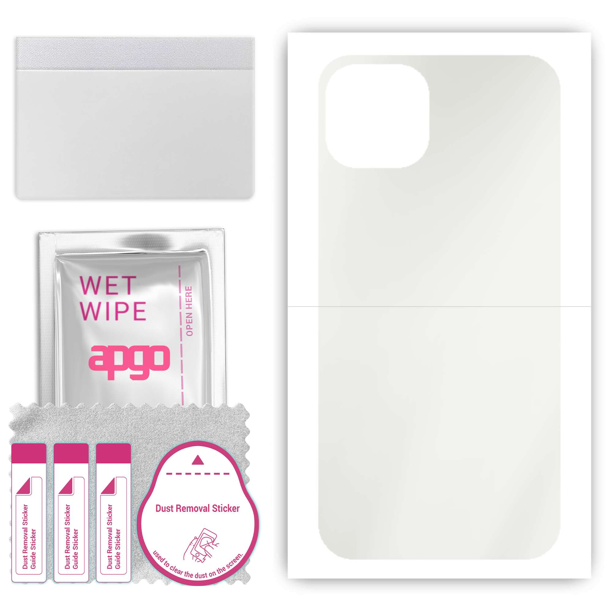 apgo MATTE Protective Skin Sticker для задньої панелі, сумісний з Apple iPhone 13, Wrap Film, Hydrogel Film, гнучкий, м’який ТПУ з позиціонуючим шаром e
apgo MATTE Protective Skin Sticker для задньої панелі, сумісний з Apple iPhone 13, Wrap Film, Hydrogel Film, гнучкий, м’який ТПУ з позиціонуючим шаром e