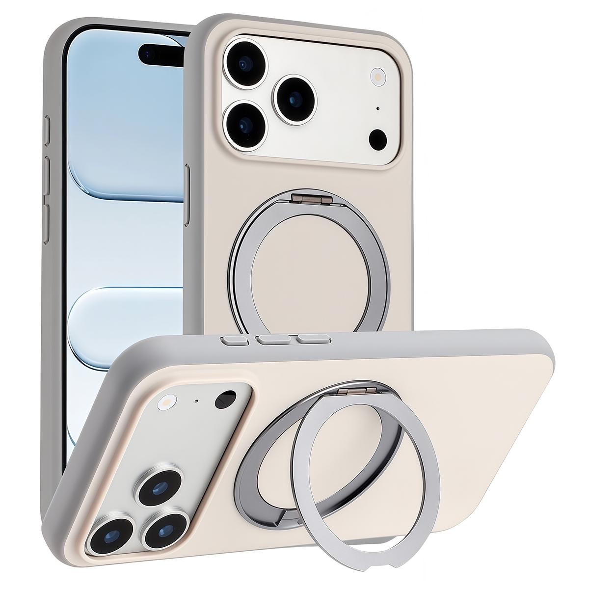For iPhone 17 Pro Max Magnetic Case Rotary Kickstand Skin Touch PC + TPU Phone Cover Support Wireless Charging
For iPhone 17 Pro Max Magnetic Case Rotary Kickstand Skin Touch PC + TPU Phone Cover Support Wireless Charging