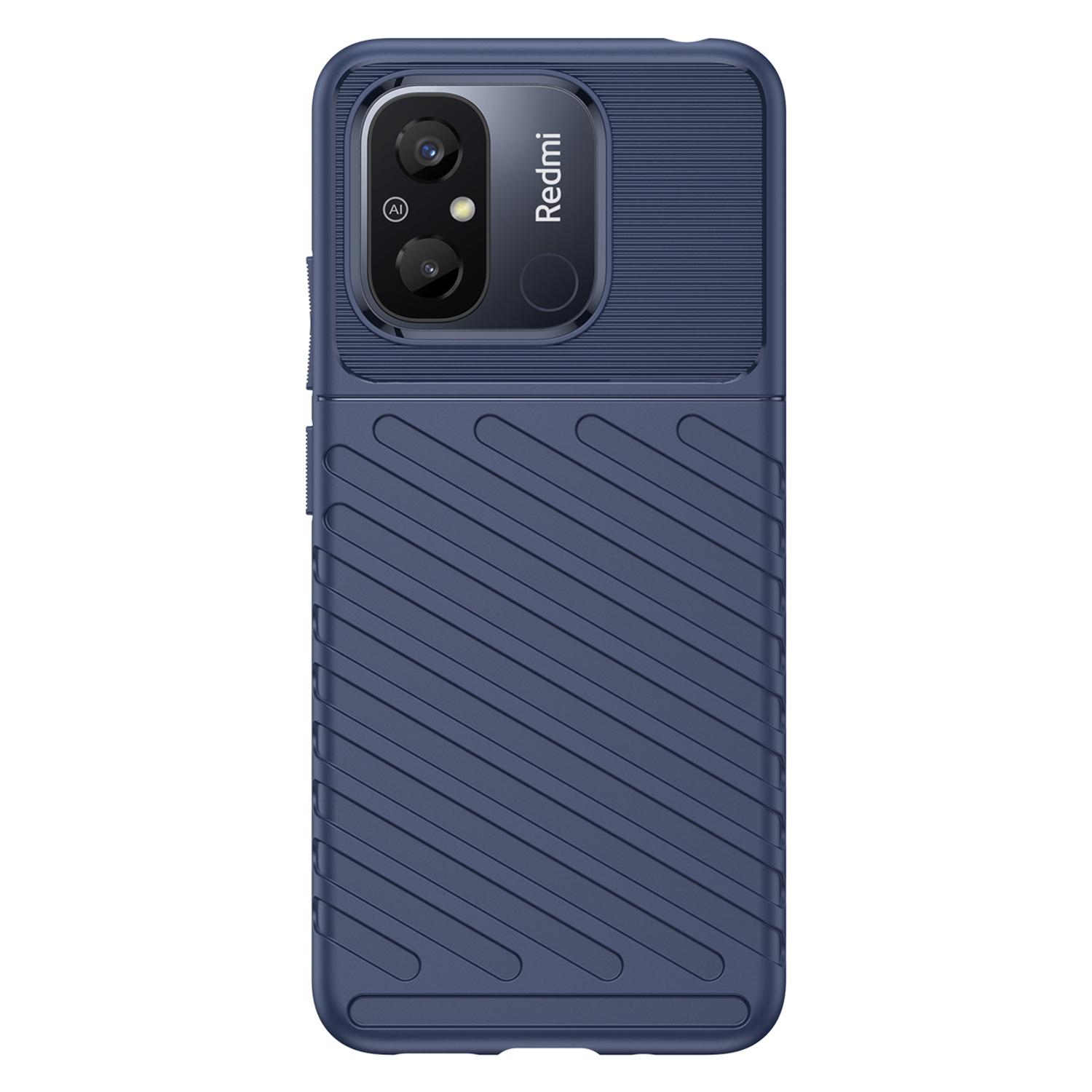 For Xiaomi Redmi 12C 4G Thunder Series Thickened TPU Phone Case Twill Texture Anti-Slip Phone Cover Blue
For Xiaomi Redmi 12C 4G Thunder Series Thickened TPU Phone Case Twill Texture Anti-Slip Phone Cover Blue