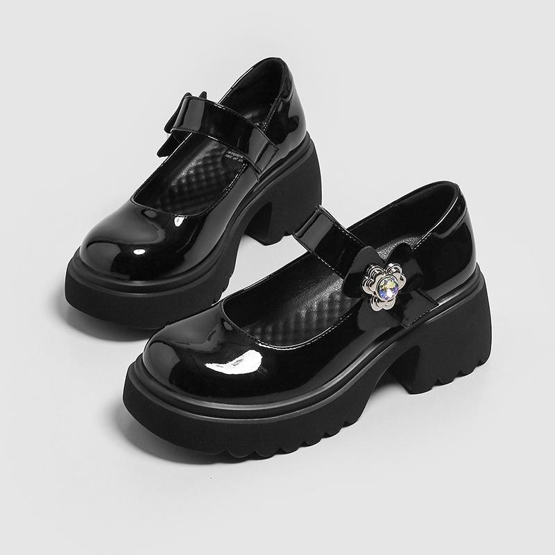 New Thick-heeled Thick-soled Mary Jane Shoes Women s Sweet and Cute Single Shoes Shallow Flower Small Leather Shoes
New Thick-heeled Thick-soled Mary Jane Shoes Women s Sweet and Cute Single Shoes Shallow Flower Small Leather Shoes
