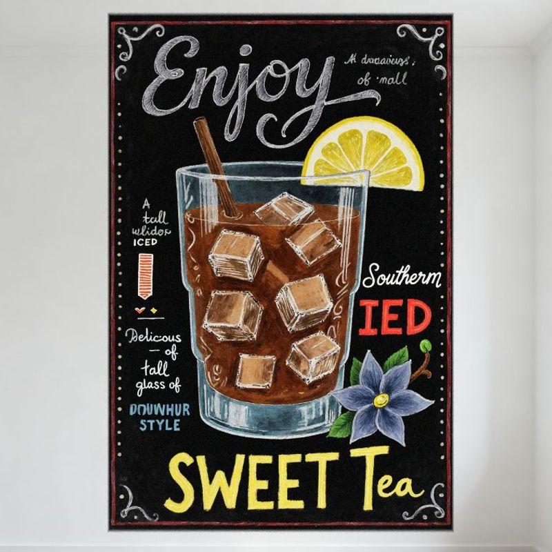Chalkboard Style Southern Iced Sweet Tea Metal Tin Sign, Vintage Home Bar Cafe Decor with Lemon & Ice Cube Illustration, Enjoy D 20x30cm(7.8x11.8inch)
Chalkboard Style Southern Iced Sweet Tea Metal Tin Sign, Vintage Home Bar Cafe Decor with Lemon & Ice Cube Illustration, Enjoy D 20x30cm(7.8x11.8inch)