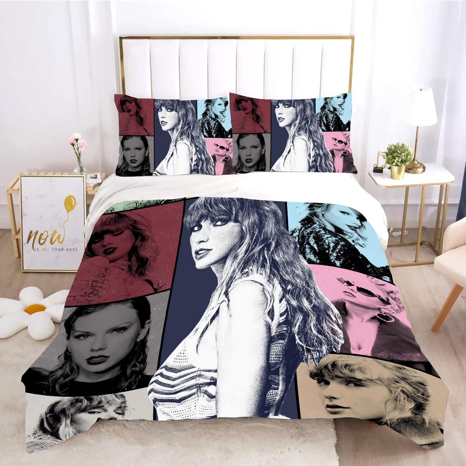 Home Textile Three-Piece Set, Newspaper Characters, Cartoon Digital Printing Quilt, Pillowcase, Bedding. 90 * 200
Home Textile Three-Piece Set, Newspaper Characters, Cartoon Digital Printing Quilt, Pillowcase, Bedding. 90 * 200