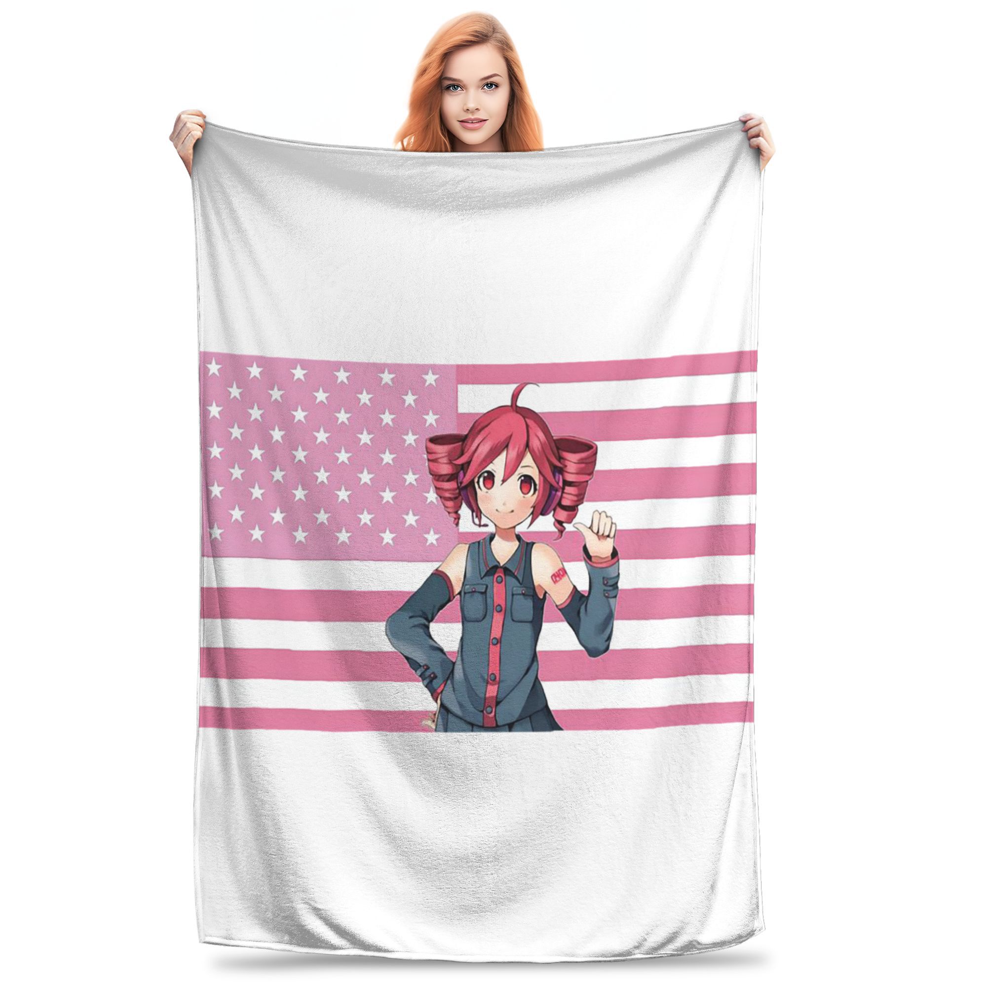 Flannel Throw Blanket Kasane Teto Flags Cute Manga Warm Plush Blankets Soft Bedspread for Bed Living room Home Picnic Sofa 80x120cm
Flannel Throw Blanket Kasane Teto Flags Cute Manga Warm Plush Blankets Soft Bedspread for Bed Living room Home Picnic Sofa 80x120cm