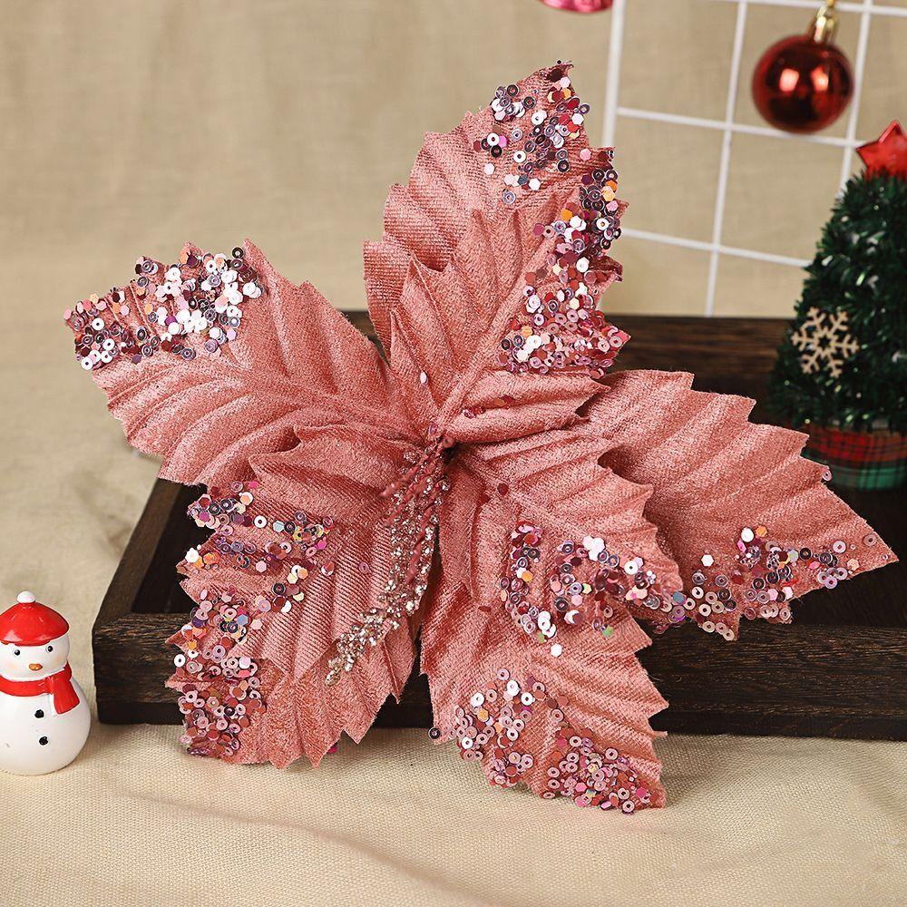 Unique Artificial Christmas Flowers Shiny Xmas Tree Accessories New Year Gift Style 4
Unique Artificial Christmas Flowers Shiny Xmas Tree Accessories New Year Gift Style 4