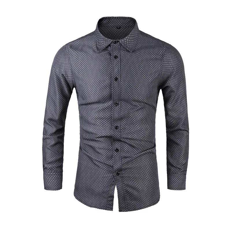 2026 Spring High Quality Mens Long Sleeve Casual Shirt Fashion Men Turn-Down Collar Business Shirts Male Plaid Loose Fit Shirt M темно серый
2026 Spring High Quality Mens Long Sleeve Casual Shirt Fashion Men Turn-Down Collar Business Shirts Male Plaid Loose Fit Shirt M темно серый