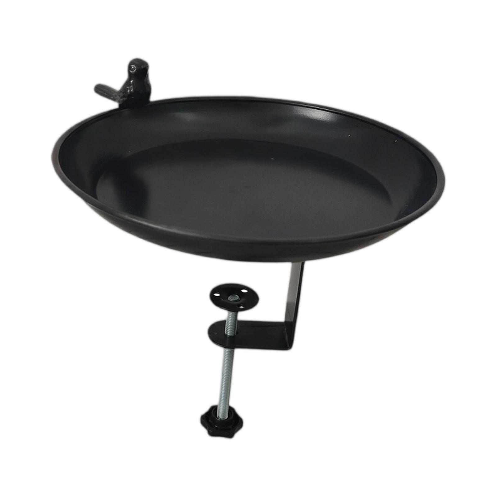 Outdoor Detachable Bird Bath Feeder Stand Garden Yard Lawn Decorative Craft with Clamp Mount for Easy Installation and Removal one size чорний
Outdoor Detachable Bird Bath Feeder Stand Garden Yard Lawn Decorative Craft with Clamp Mount for Easy Installation and Removal one size чорний