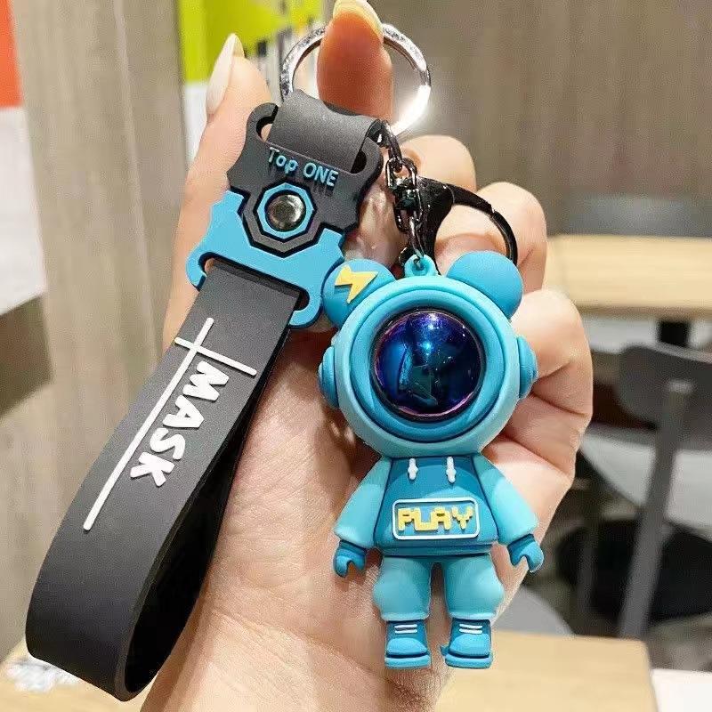 Cartoon Flashman astronaut keychain, cute space person bag hanger, doll machine
Cartoon Flashman astronaut keychain, cute space person bag hanger, doll machine