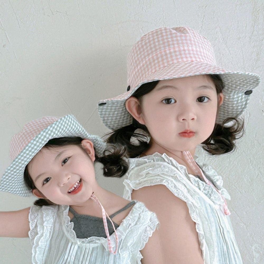Drawstring Boys Girls Bucket Cap Lattice Baby Sun Hat Children Fisherman Hat Mountaineering Cap жовтий
Drawstring Boys Girls Bucket Cap Lattice Baby Sun Hat Children Fisherman Hat Mountaineering Cap жовтий