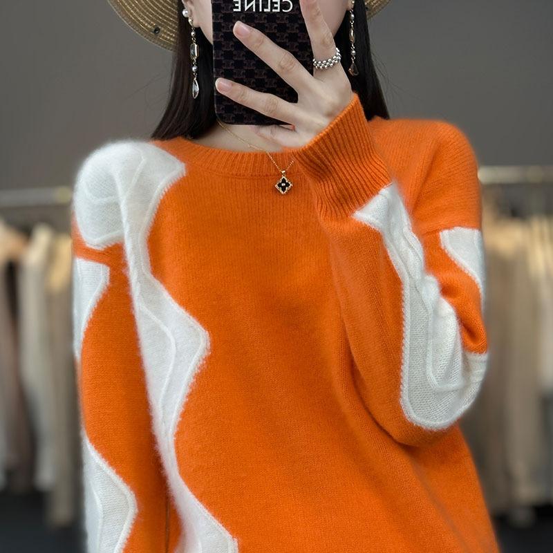 Winter Lazy Wind Thickened Knitted Sweater Top Autumn and Winter New Low Crew Neck Inside Loose Bottom Sweater Women average size оранжевый
Winter Lazy Wind Thickened Knitted Sweater Top Autumn and Winter New Low Crew Neck Inside Loose Bottom Sweater Women average size оранжевый