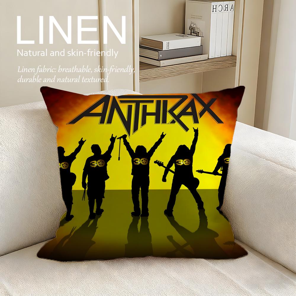 Music Anthrax Cushion Cover Pillowcase Set Pcs x x Breathable Washable Sofa Cushion Cover 30X30cm
Music Anthrax Cushion Cover Pillowcase Set Pcs x x Breathable Washable Sofa Cushion Cover 30X30cm