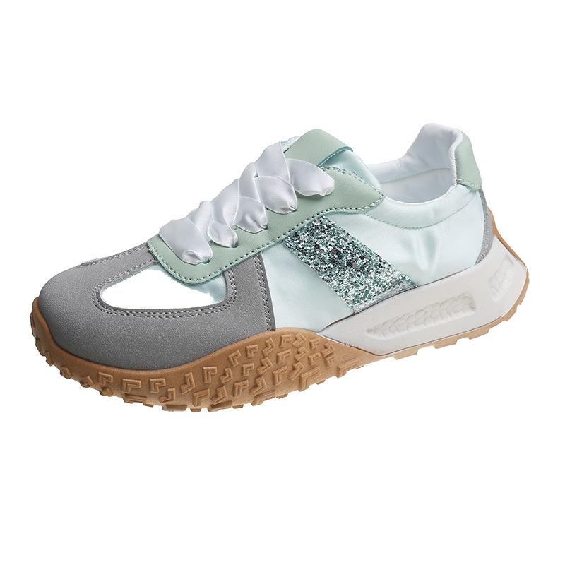 Satin silver women s shoes, new summer platform sports and leisure shoes, thin breathable and heightening little white shoes 40 зелёный
Satin silver women s shoes, new summer platform sports and leisure shoes, thin breathable and heightening little white shoes 40 зелёный