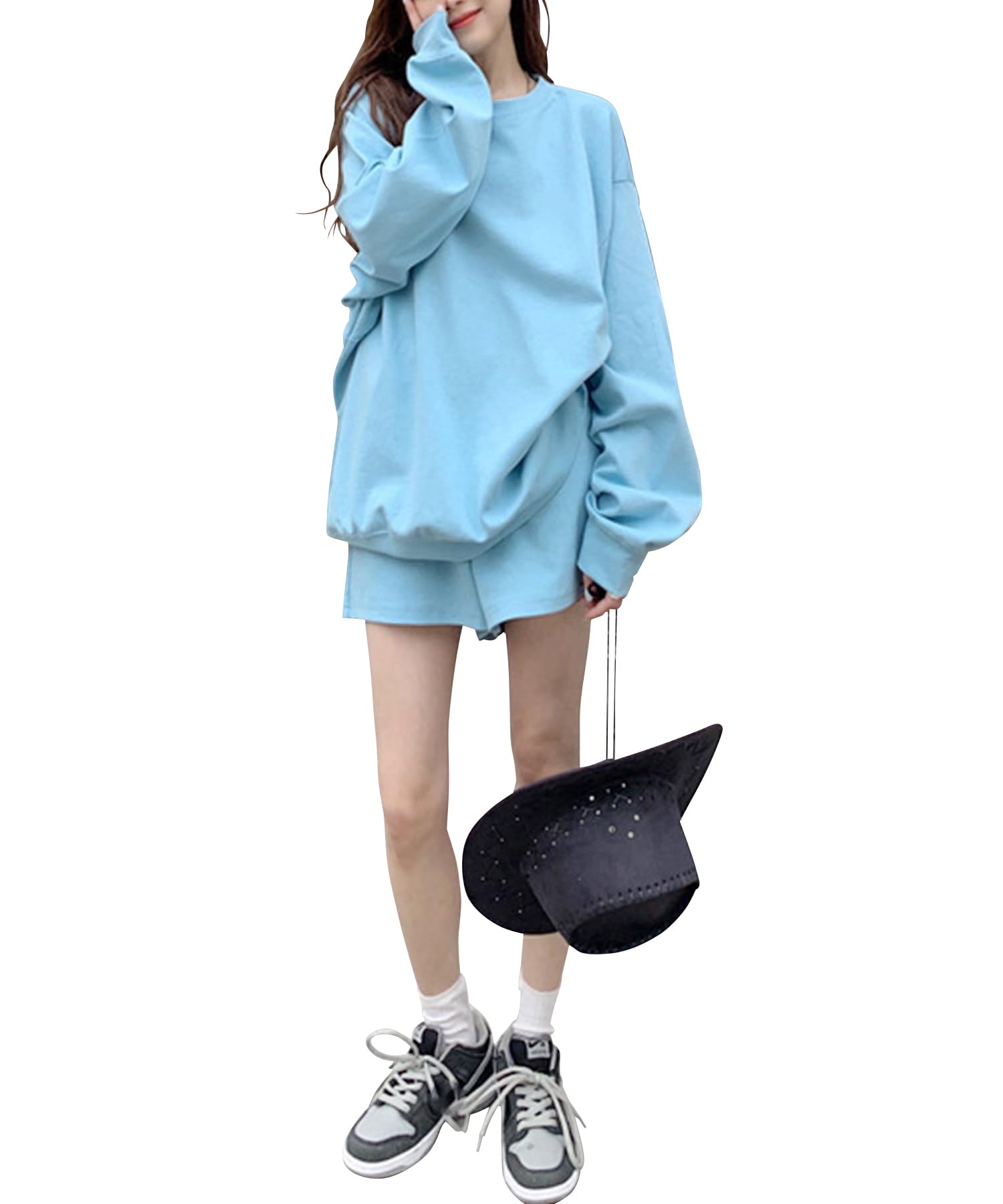 Amulet Домашняя одежда Однотонный Свободный размер Баллон Синий Женский комплект, Толстовка, Цвет, Рукава, Посадка, L, (vl-5718-bl-l) синий
Amulet Домашняя одежда Однотонный Свободный размер Баллон Синий Женский комплект, Толстовка, Цвет, Рукава, Посадка, L, (vl-5718-bl-l) синий