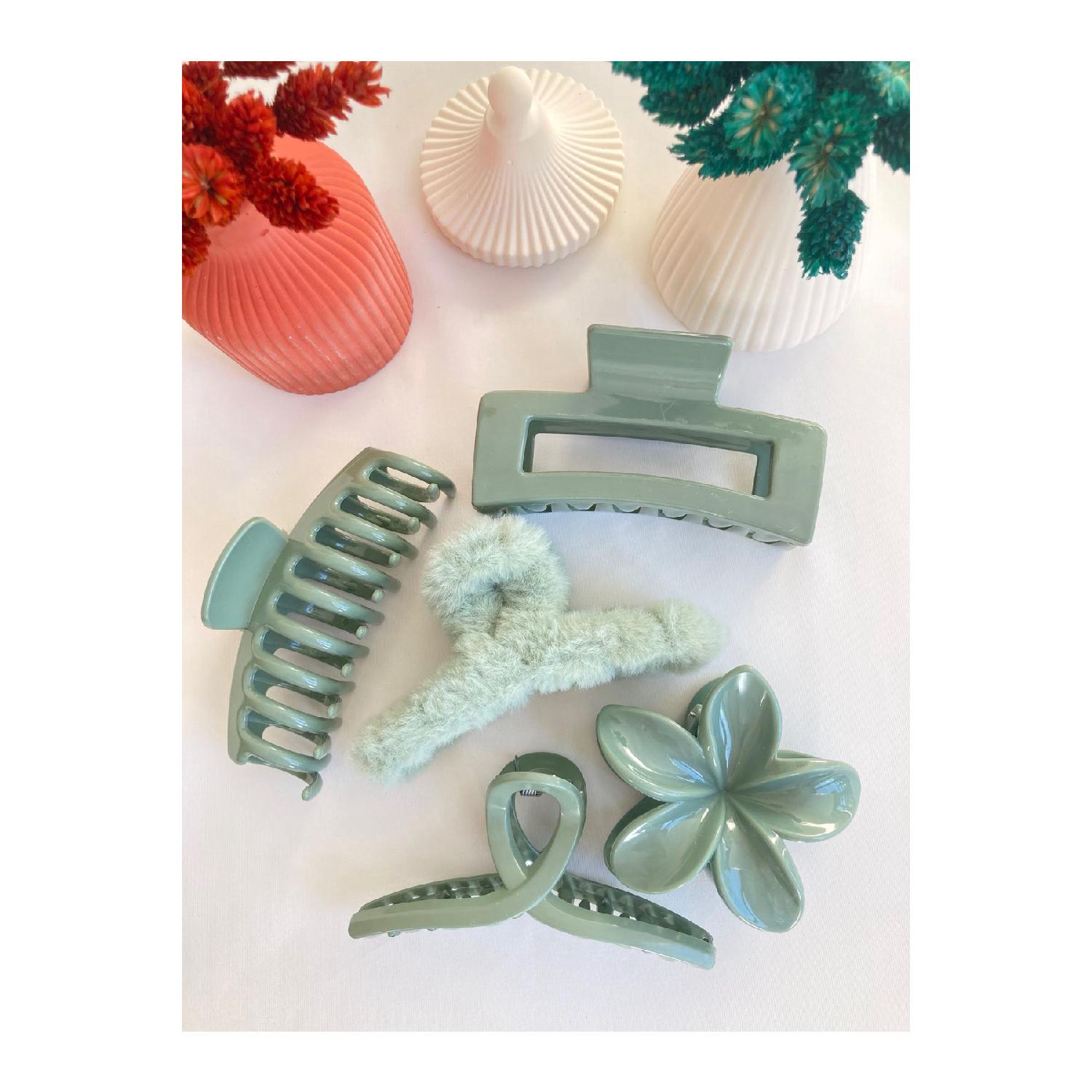 Набір із 5 пряжок для булочок у вигляді лука лотоса, прямокутника, плюшу, граблі
Набір із 5 пряжок для булочок у вигляді лука лотоса, прямокутника, плюшу, граблі