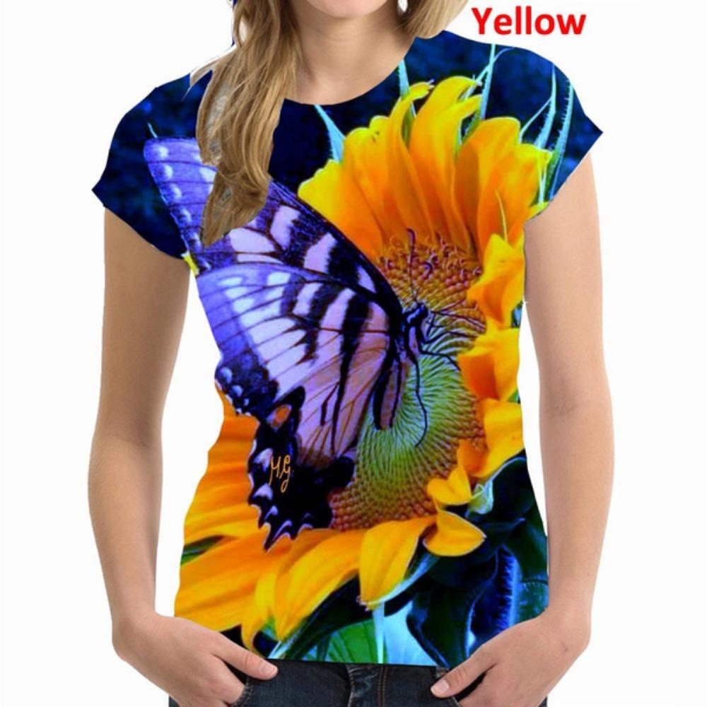 Summer Butterfly T-Shirts Floral 3D Print Women s Round-Neck Short Sleeve T Shirt Harajuku Casual Tees Y2k Tops Female Clothing S
Summer Butterfly T-Shirts Floral 3D Print Women s Round-Neck Short Sleeve T Shirt Harajuku Casual Tees Y2k Tops Female Clothing S