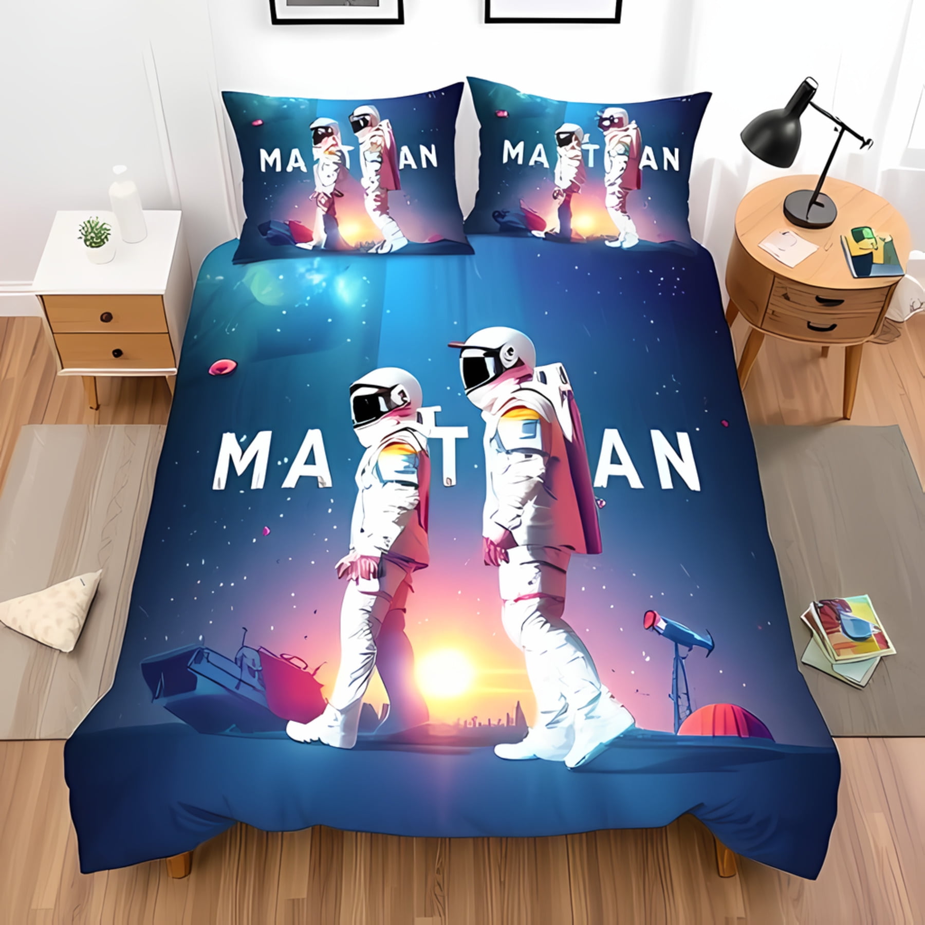 Comforter Space Themed Bedding Set Black With Rocket Ship Planets Suitable Children Kids And Adults Warm Soft And Breathable Comforter (quilt)-EU Single(135*200cm)3pcs
Comforter Space Themed Bedding Set Black With Rocket Ship Planets Suitable Children Kids And Adults Warm Soft And Breathable Comforter (quilt)-EU Single(135*200cm)3pcs