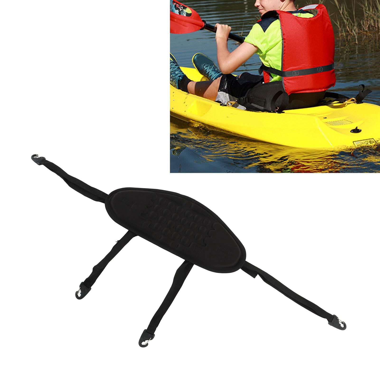 Kayak Backrest Professional Padded Comfortable Waterproof Canoe Backrest Support with Adjustable Strap Black
Kayak Backrest Professional Padded Comfortable Waterproof Canoe Backrest Support with Adjustable Strap Black