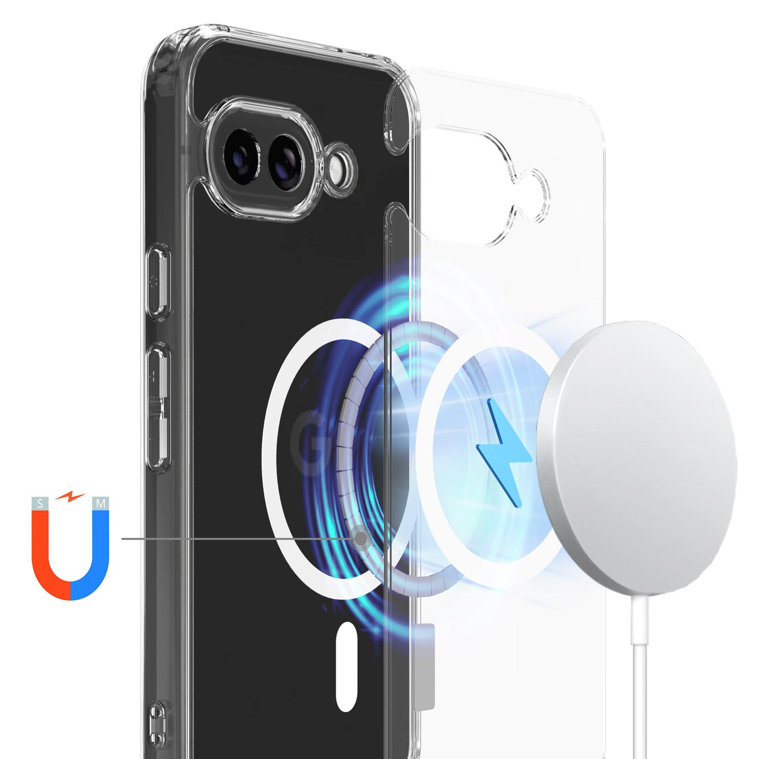 Для Google Pixel 10a Прозрачный Магнитный Чехол для Телефона ТПУ + Акриловая Задняя Крышка
Для Google Pixel 10a Прозрачный Магнитный Чехол для Телефона ТПУ + Акриловая Задняя Крышка