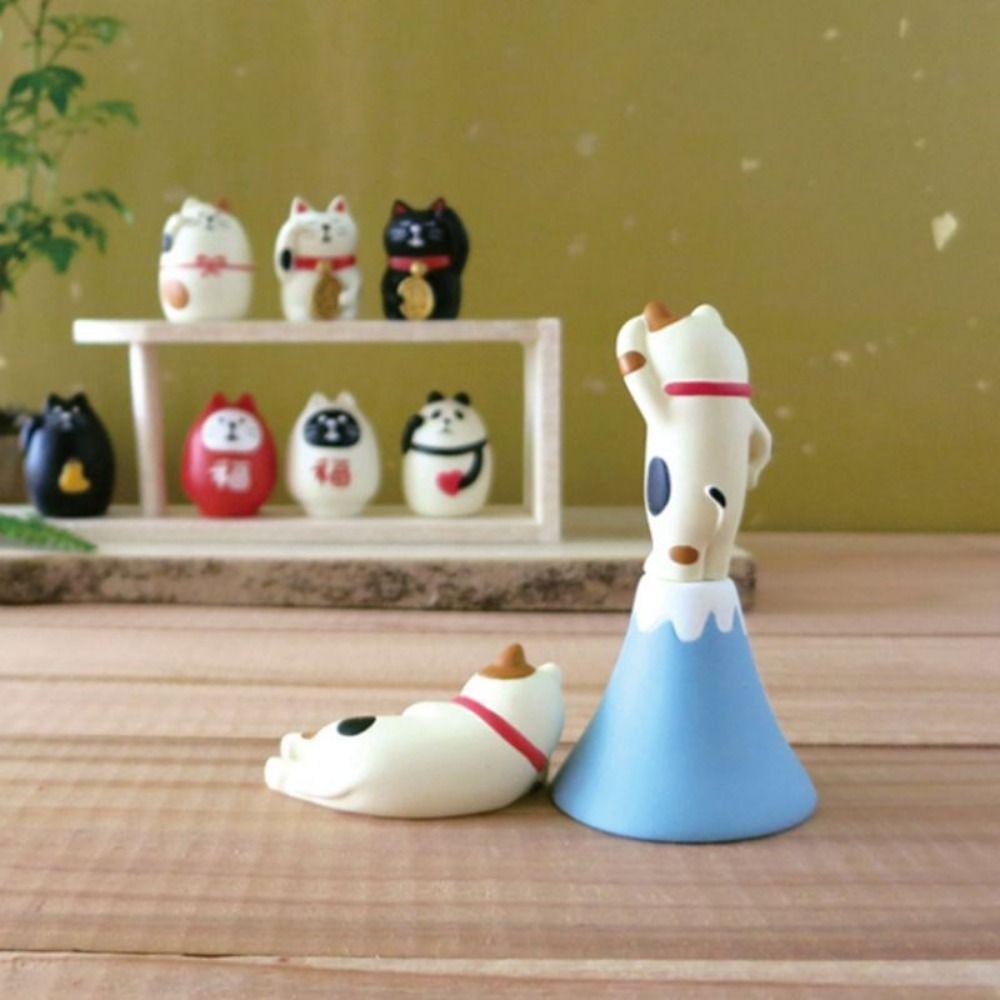 Minic Cat Statue Cute Car Animal Ornament Japanese Style Watermelon Cat Ornament Desk Style 2
Minic Cat Statue Cute Car Animal Ornament Japanese Style Watermelon Cat Ornament Desk Style 2