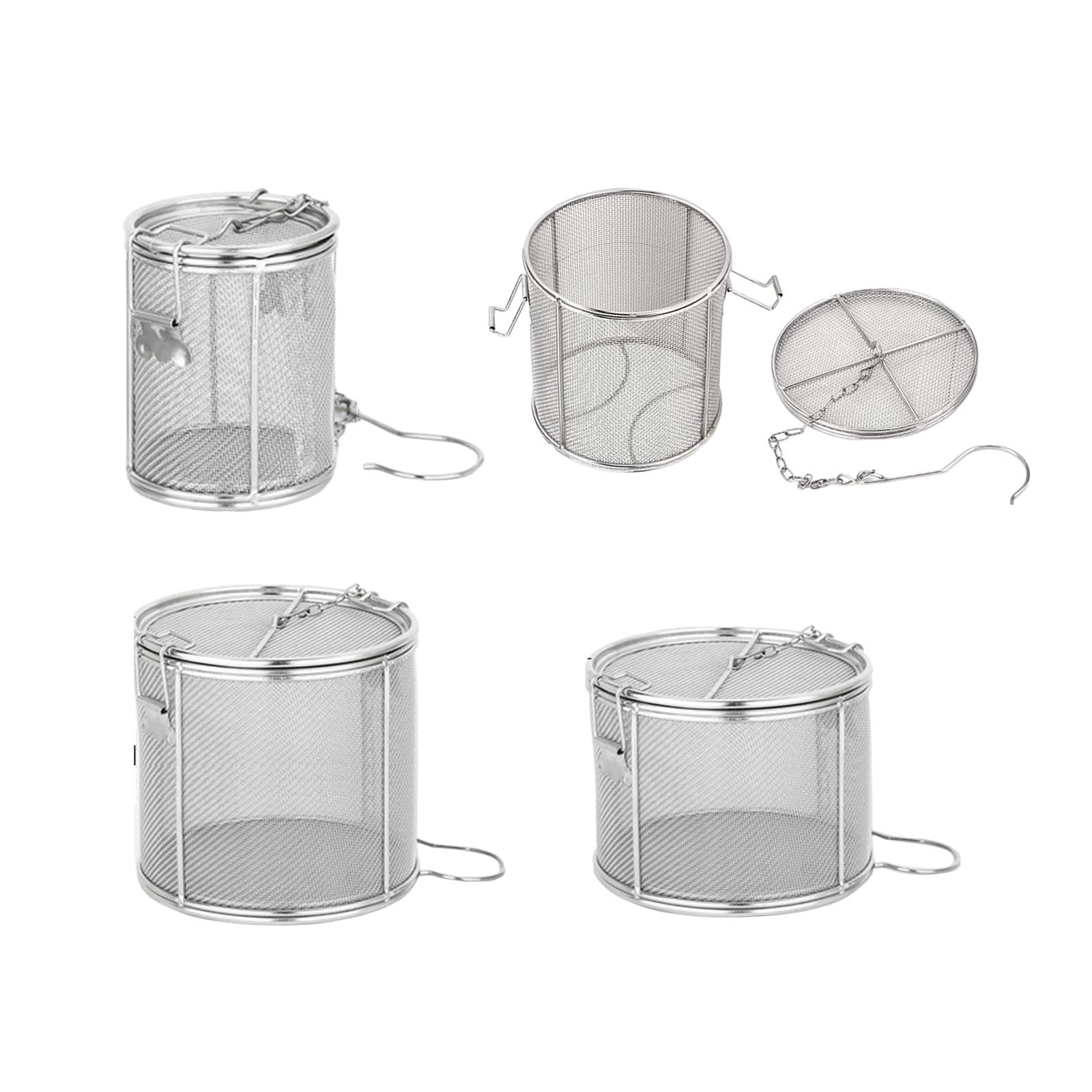 Spice Seasoning Strainer Stainless Steel with Extended Chain Hook Tea Strainer for Seasonings Loose Leaf Tools Basket 10x10cm
Spice Seasoning Strainer Stainless Steel with Extended Chain Hook Tea Strainer for Seasonings Loose Leaf Tools Basket 10x10cm