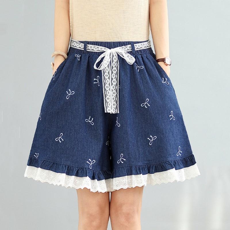 Высокая талия плюс размер винтажные кружевные пэчворк повседневные свободные летние джинсовые шорты для женщин короткие джинсы XL
Высокая талия плюс размер винтажные кружевные пэчворк повседневные свободные летние джинсовые шорты для женщин короткие джинсы XL