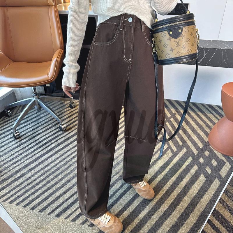 Korean Style Retro Wide-Leg Coffee Jeans for Women - Autumn 2026 XS
Korean Style Retro Wide-Leg Coffee Jeans for Women - Autumn 2026 XS