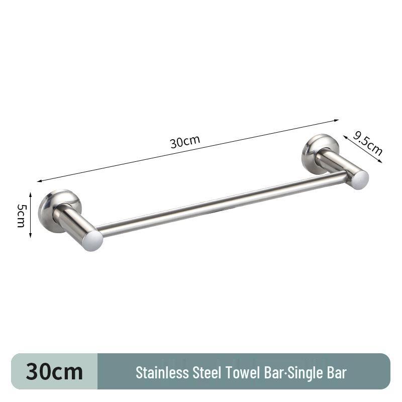304 Stainless Steel Double Bar Bathroom Towel Rack
304 Stainless Steel Double Bar Bathroom Towel Rack