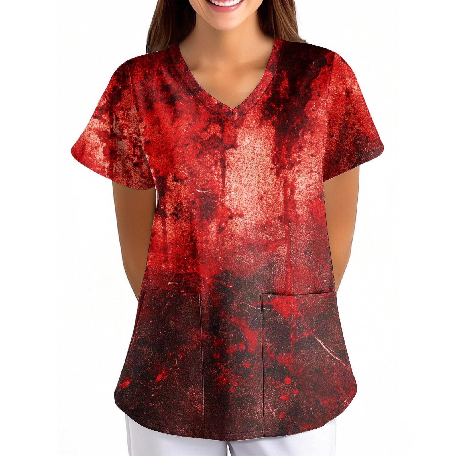 Women s Halloween Printed Loose V-Neck Pocket Short SleevUniform Uniform XXXXL
Women s Halloween Printed Loose V-Neck Pocket Short SleevUniform Uniform XXXXL