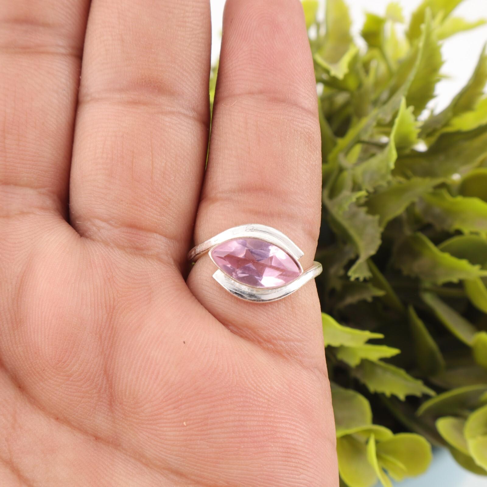 Розовый Морганит Драгоценный Камень Серебро 925 пробы Клеймо Ручная работа Женские Ювелирные Изделия Дизайнерское Кольцо RR-60-4 8.5
Розовый Морганит Драгоценный Камень Серебро 925 пробы Клеймо Ручная работа Женские Ювелирные Изделия Дизайнерское Кольцо RR-60-4 8.5