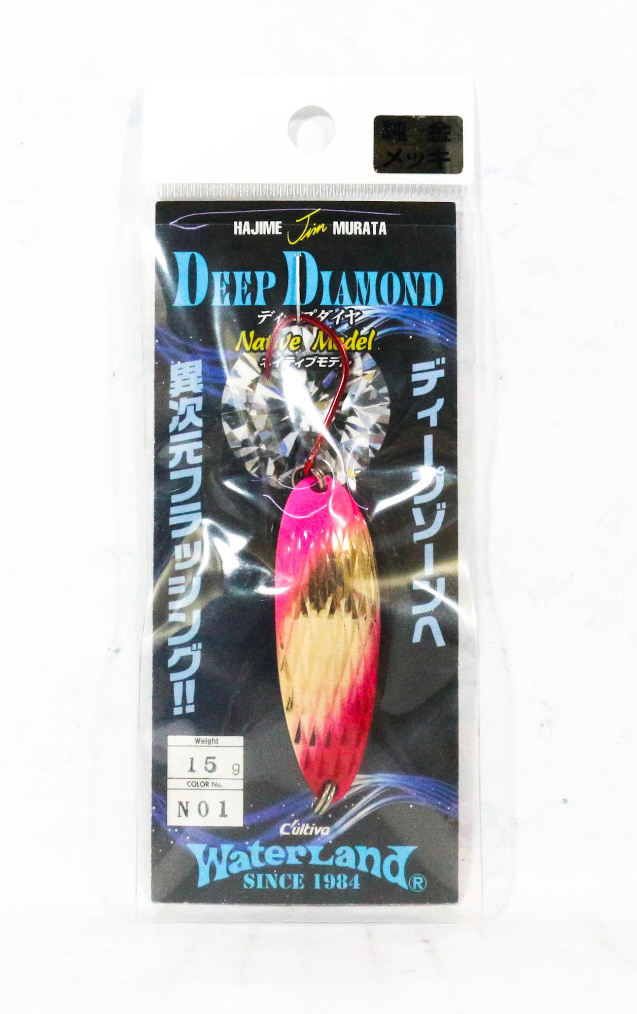 Распродажа Water Land Spoon Deep Diamond Native 15 грамм Тонущая приманка 1 (9224)
Распродажа Water Land Spoon Deep Diamond Native 15 грамм Тонущая приманка 1 (9224)